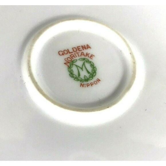 Noritake Carafe Nippon Goldena Pitcher White Gold Vintage No‎ Lid - Picture 3 of 7